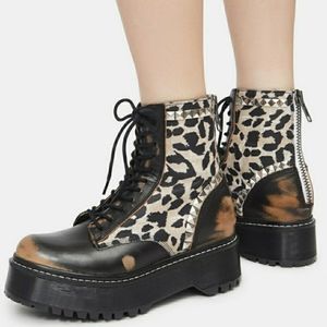 Steve madden avenger leopard Clearance